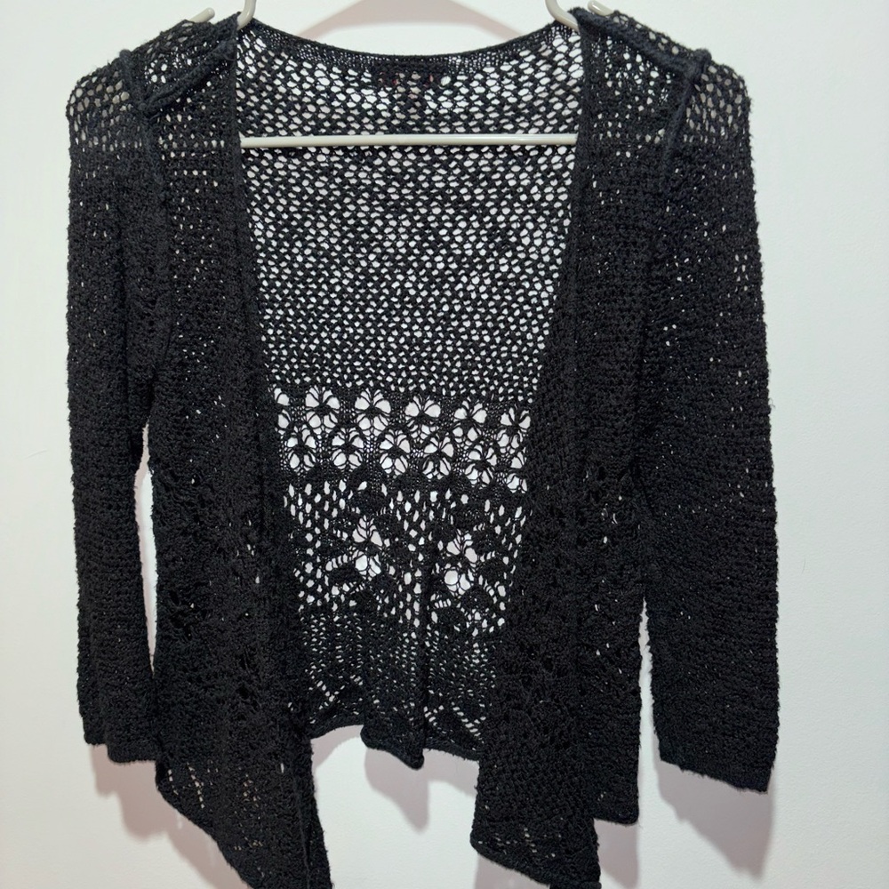 Arizona Jean Company Black Cardigan Sweater